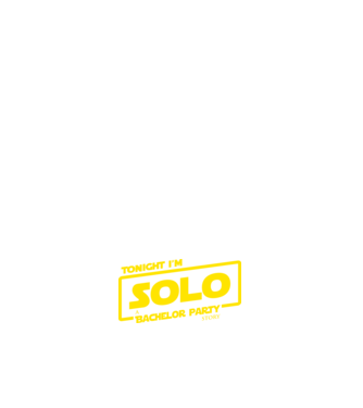 'Tonight I''m Solo' model alb pe tricou