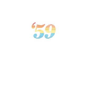 Retro Birthday 1959 model negru pe tricou