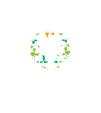 'Kiss me I''m Irish or Drunk' model negru pe tricou