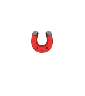 Mini magnet de fete model negru pe tricou