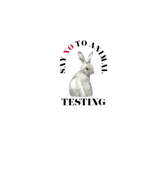 Say NO to animal testing model alb pe tricou