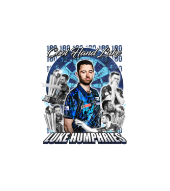 Luke Humphries Cool hand Luke model alb pe tricou