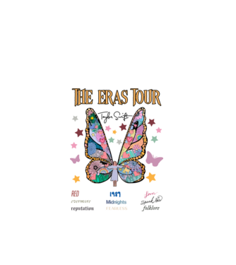 Taylor Swift eras fairy model alb pe tricou