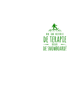 nu am nevoie de terapie doar de snowboard! model galben neon pe tricou