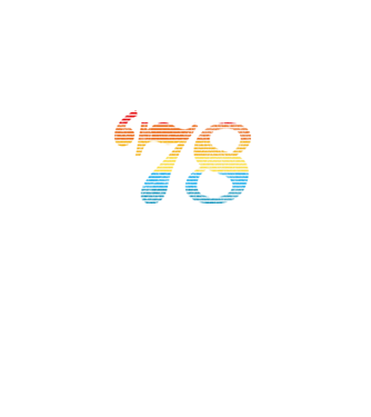 Retro Birthday 1978 model albastru închis pe tricou