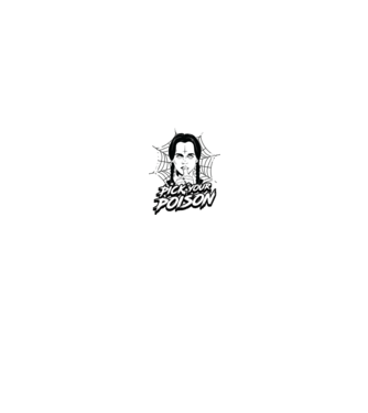WEDNESDAY Pick your poison model negru pe tricou