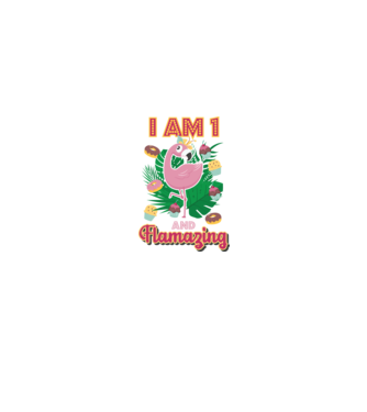 FLAMAZING Birthday 1 Years old model alb pe tricou
