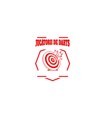 Toți jucătorii de darts sunt creați egali, dar numai cei mai buni sunt născuți în mai. model negru pe tricou
