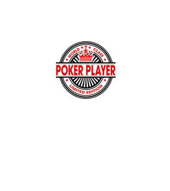 World class JUCĂTOR POKER model alb pe tricou