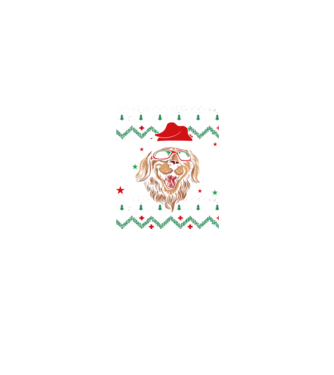 Ugly sweater dog model negru pe tricou