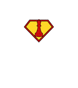 SuperChess regină model albastru regal pe tricou
