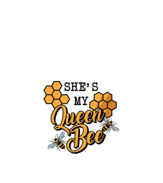 Queen Bee model nisipiu pe tricou
