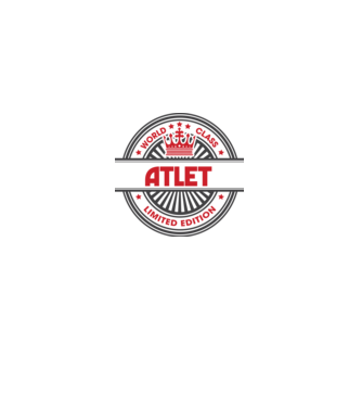 atlet model alb pe tricou