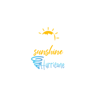 January Girls are Sunshine mixed with a little Hurricane model negru pe tricou
