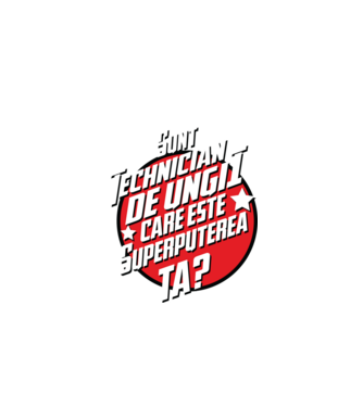 sunt tehnician de unghii, care este superputerea ta? model alb pe tricou