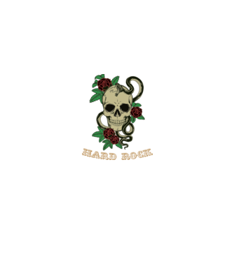 Hard Rock 1 model alb pe tricou