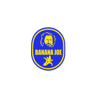Banana Joe model alb pe tricou