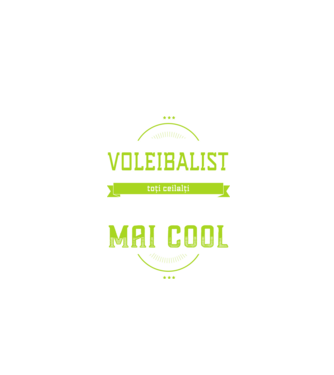 Sunt un voleibalist, la fel ca toți ceilalți, dar mult mai cool model negru pe tricou