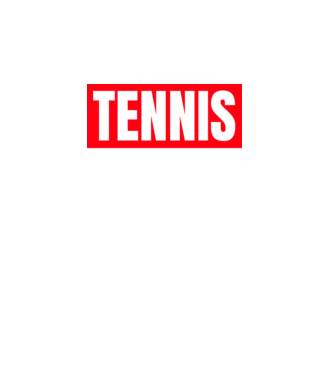 TENNIS HERO model turcoaz pe tricou