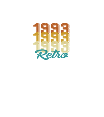 Retro 1993 model turcoaz pe tricou