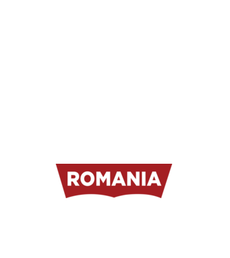 România levis model roz deschis pe tricou