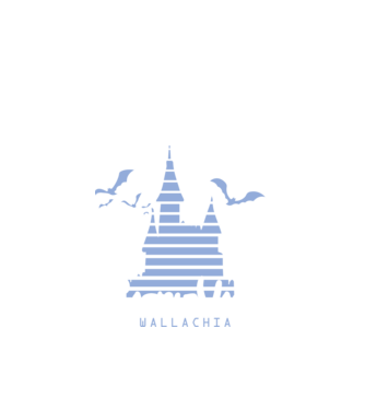 România CastleVania model negru pe tricou