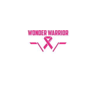 WONDER WARRIOR model negru pe tricou