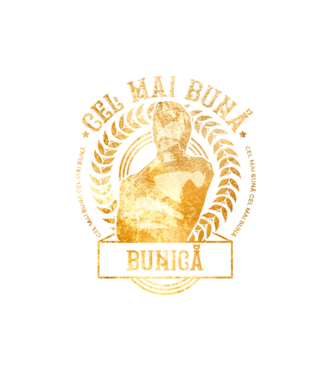 Cea mai bună bunică model alb pe tricou