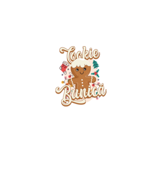 Cookie bunică model alb pe tricou