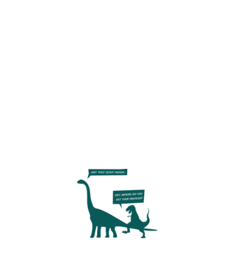 idiot dinosaur vegan model alb pe tricou