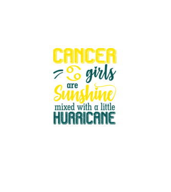 Sunshine with Hurricane CANCER model negru pe tricou