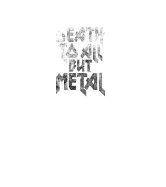 Death but metal model negru pe tricou