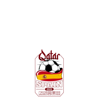 Qatar teams Spain model negru pe tricou