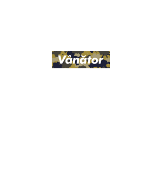vânător model albastru închis pe tricou