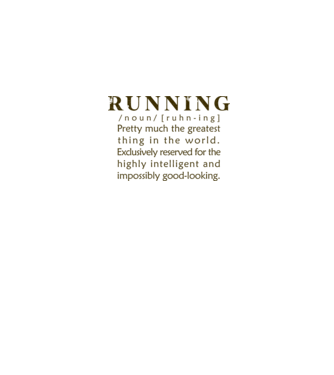 Running definition model alb pe tricou