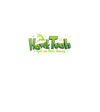 Hawk tuah xmas model  pe tricou