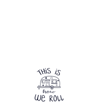 This is how we roll model negru pe tricou