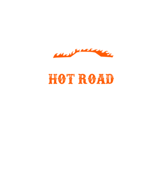 Hot road cartel model negru pe tricou