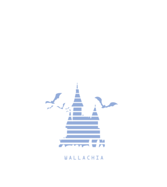 România CastleVania model negru pe tricou