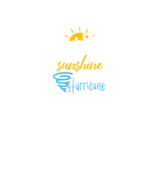 September Girls are Sunshine mixed with a little Hurricane model negru pe tricou