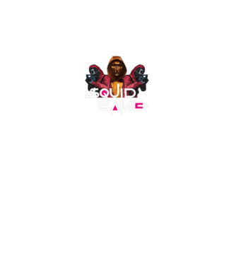squid game poster model negru pe tricou