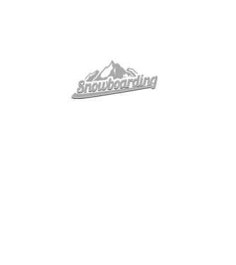 Snowboarding model alb pe tricou