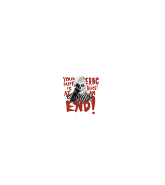 vecna your suffering is almost at an end model negru pe tricou