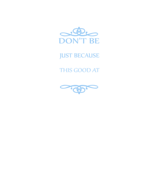 'Don''t be jealous - 30' model albastru regal pe tricou