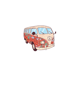 Autobuze model gri pe tricou