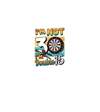 Darts Birthday 30 years old model negru pe tricou