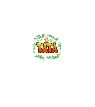 Graffiti tata model albastru jeanși pe tricou