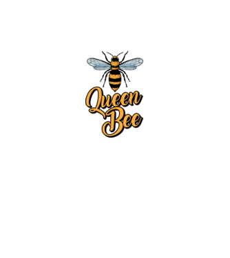 Queen Bee model gri pe tricou