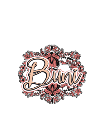 Buni model alb pe tricou