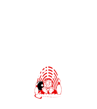 Split Happens model negru pe tricou